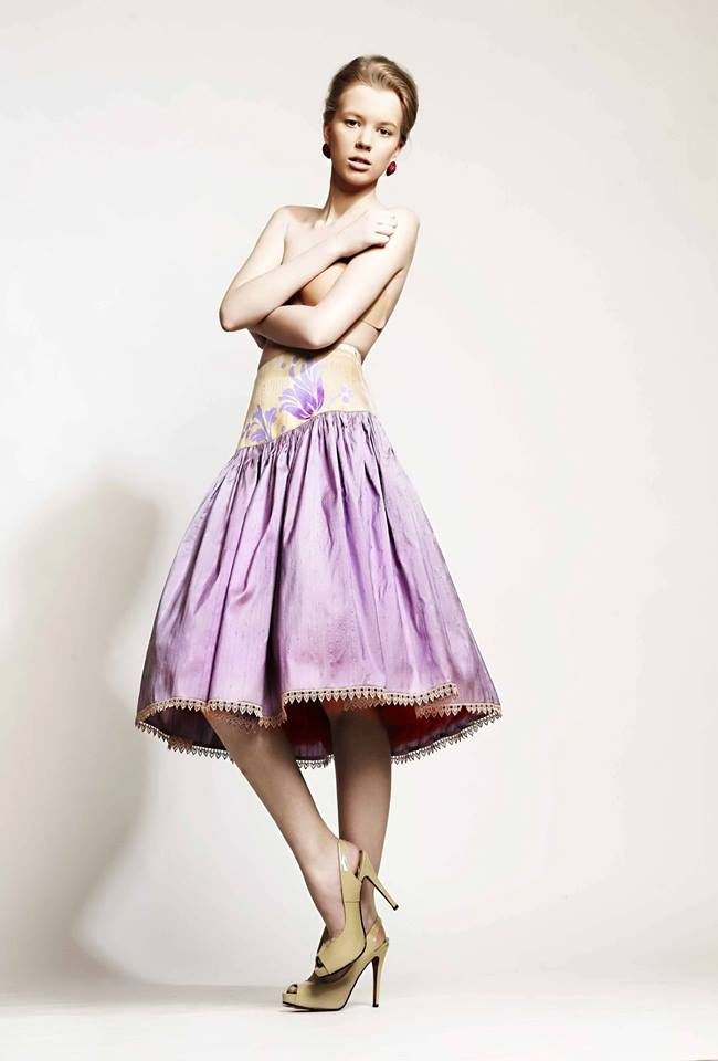 Skirt HELENA lilac