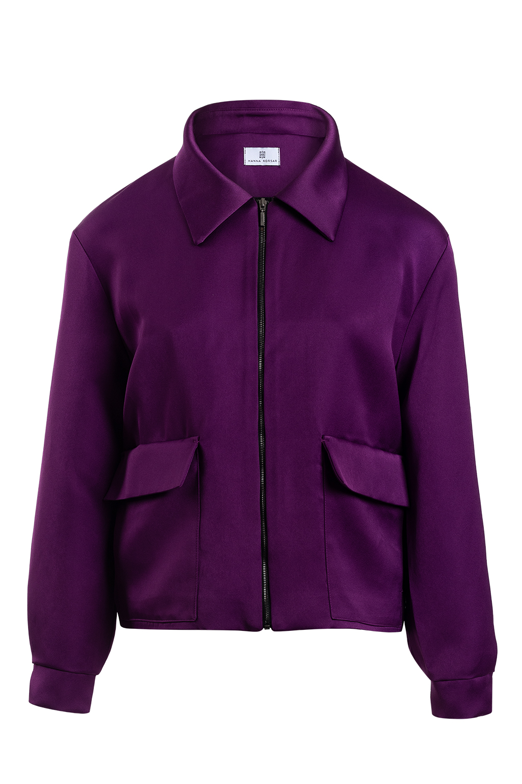 Bomber jacket RIA violet satin
