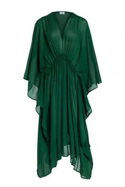 Kaftan GINA green + slip